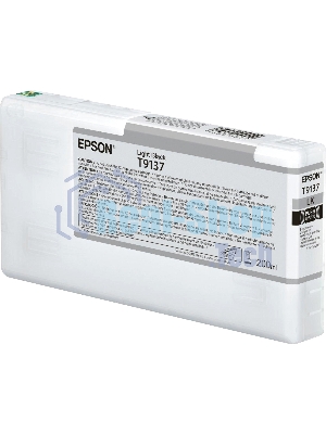 Картридж струйный Epson T9137 с серыми чернилами (200ml) для плоттеров SC-P5000 (C13T913700)