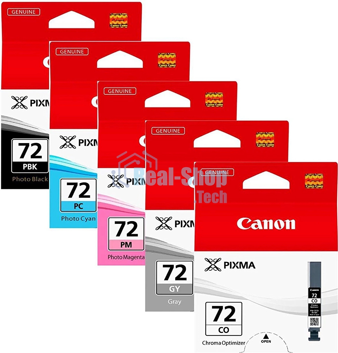 Картридж струйный Canon PGI-72 PBK/GY/PM/PC/CO Multi Pack (510 стр. 5 шт по 14 мл) для Canon PIXMA PRO-10, PRO-10S