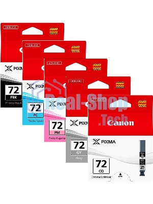 Картридж струйный Canon PGI-72 PBK/GY/PM/PC/CO Multi Pack (510 стр. 5 шт по 14 мл) для Canon PIXMA PRO-10, PRO-10S