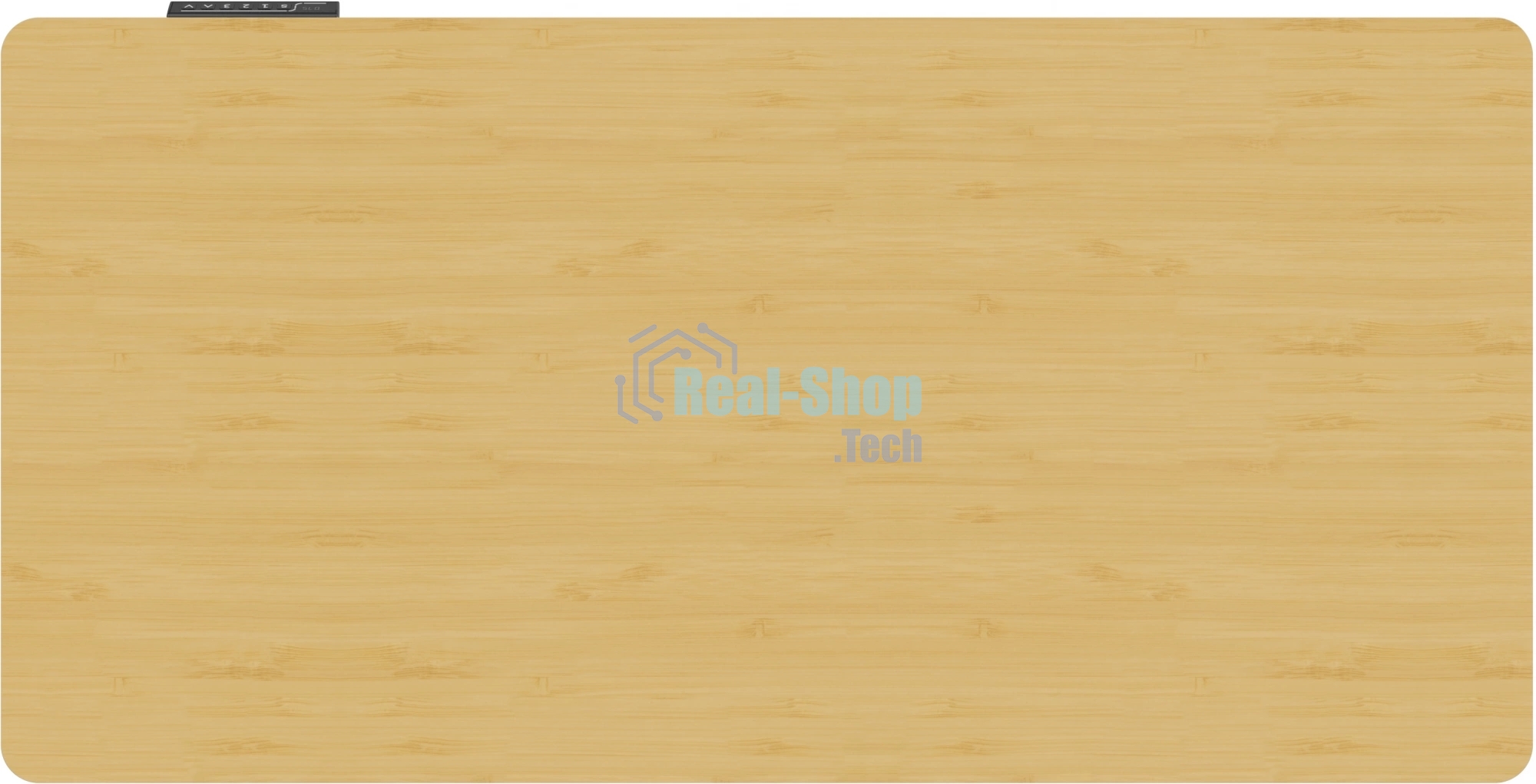 Стол компьютерный Cactus CS-ED-WTBAM столешница бамбук, бежевый, каркас белый