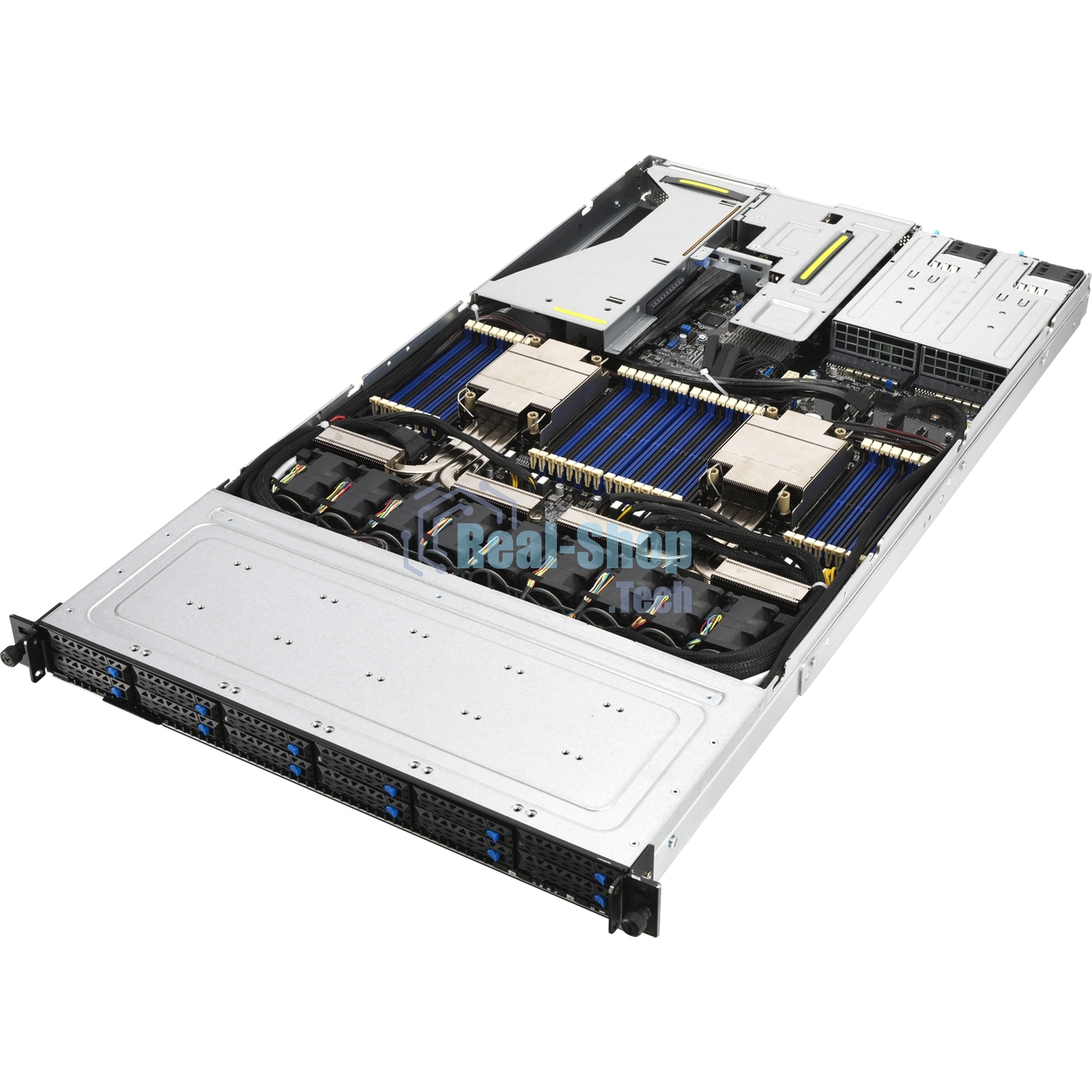 Серверная платформа ASUS RS700-E10-RS12U 3x SFF8643 + 6x SFF8654x8, 12x trays (12x NVMe/SAS/SATA), 2x 1600W, (361664)