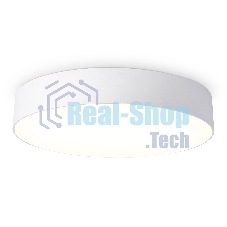 Потолочный светодиодный светильник Ambrella light FV5527 WH белый LED 45W 3000K D400*58 (Без ПДУ)