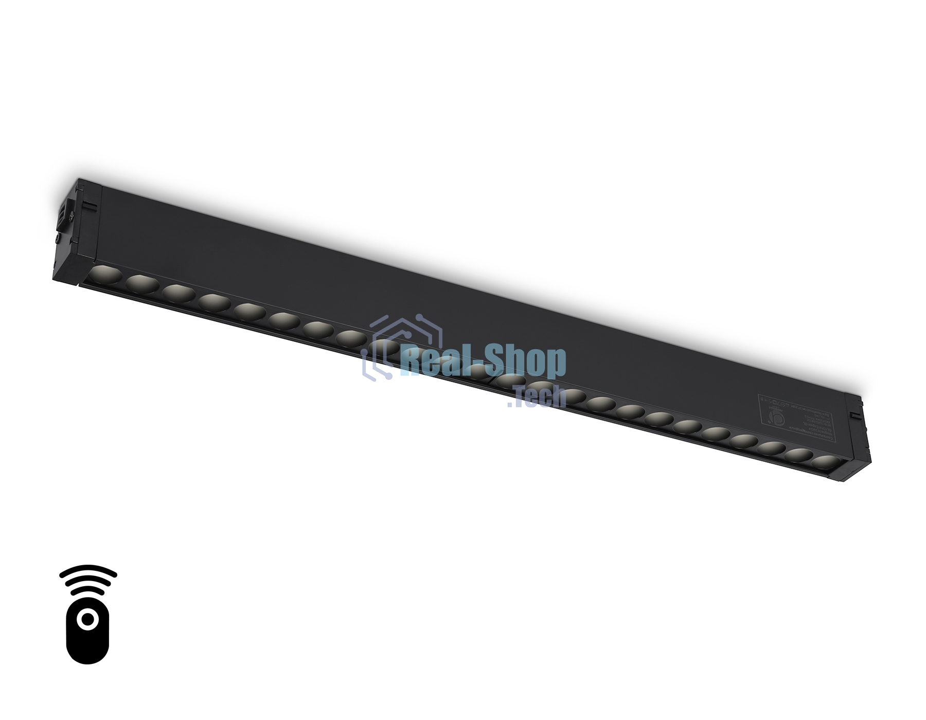 Управляемый светодиодный светильник для шинопровода Magnetic Ambrella light GL1314 BK черный IP20 24W 3000K-6400K 220V 24° 455*25*42 (Без ПДУ)