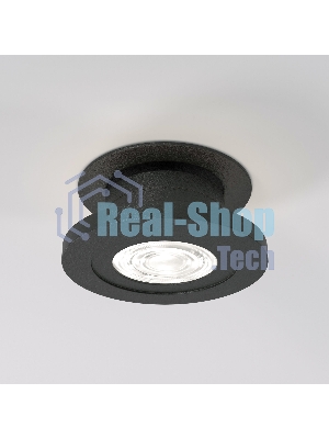 Встраиваемый светодиодный светильник 25084/LED 6W 4000K чёрный