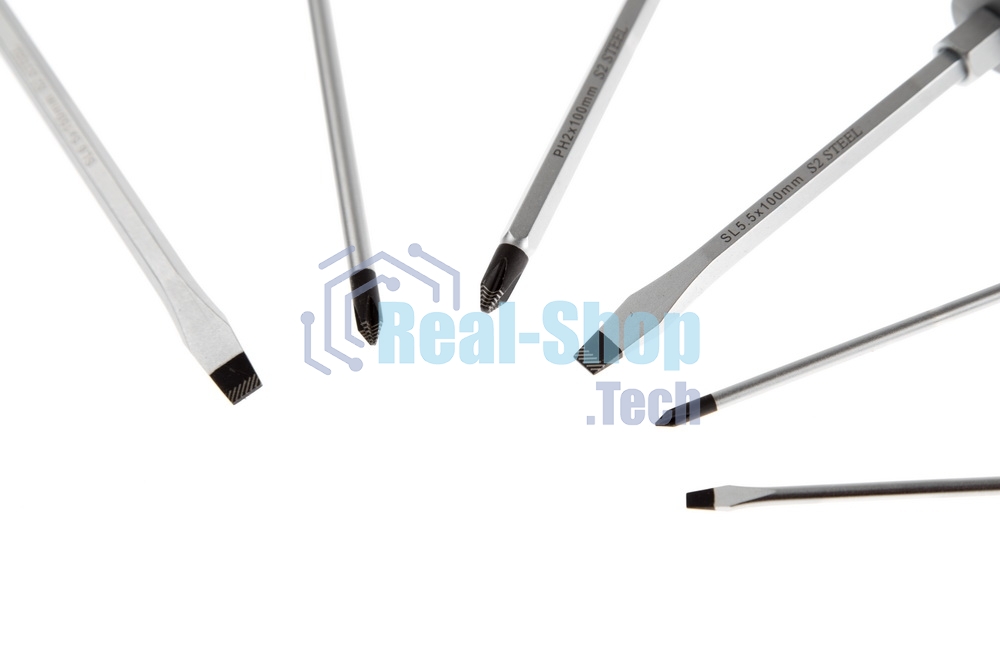 Набор отверток Gross 12164 6 шт, S2, трехкомпонентная рукоятка