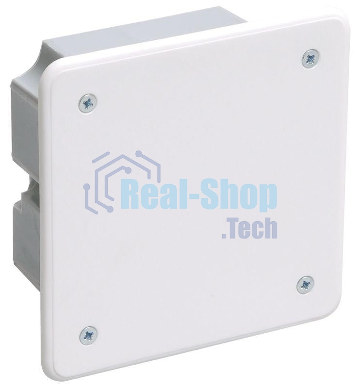 Коробка распаячная ОП 92х92х45 КМ41021 для полых стен (с саморезами метал. лапки. с крышкой) ИЭК UKG11-092-092-040-M