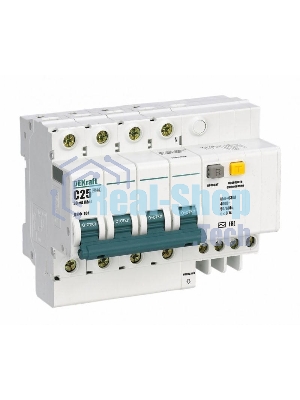 Выключатель автоматический дифференциального тока DEKraft 4п C 40А 30мА тип AC 4.5кА ДИФ-101 8мод. DeKraft 15024DEK