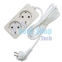 Удлинитель 2х3 м с заземл. 16А IP20 3.5 кВт Союз 481S-6203