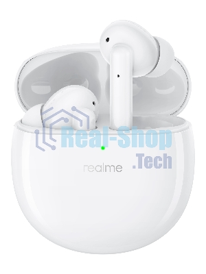 Наушники TWS Realme Buds Air Pro RMA210 белый, внутриканальные, Bluetooth, активное шумоподавление, до 25 ч
