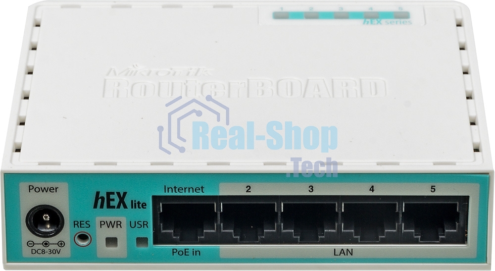 Маршрутизатор MikroTik RB750r2 hEX lite 5x10/100 Mbps