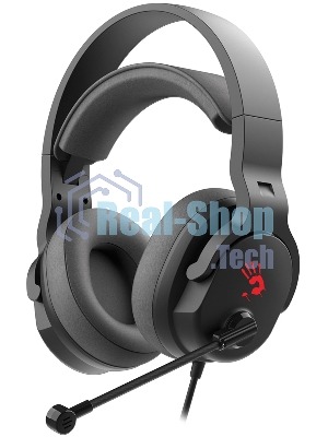 Гарнитура проводная с микрофоном A4Tech Bloody G330p черный 2м мониторные оголовье (G330P)