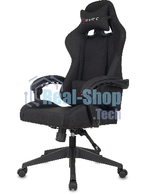 Кресло Бюрократ Zombie Predator Neo Black черный, экокожа, 120 кг, механизм качания