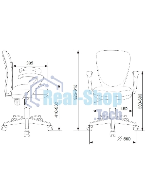 Кресло детское Бюрократ KD-W10 голубой овечки крестов. пластик пластик белый