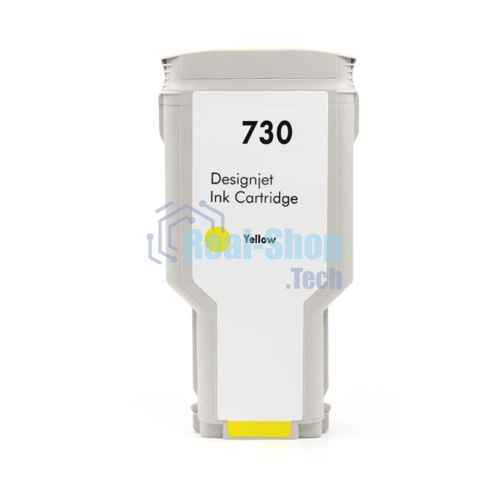 Картридж струйный NVPrint 730 (NV-P2V70A) Yellow для HP DesignJet T1700, T1600, T2600 (300 мл)