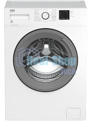 Стиральная машина Beko RGE78511XSW (7321030003) белый, загрузка фронтальня 7 кг, 1000 об/мин., класс: А+++