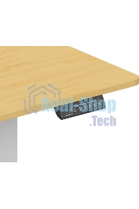 Стол компьютерный Cactus CS-ED-WTBAM столешница бамбук, бежевый, каркас белый