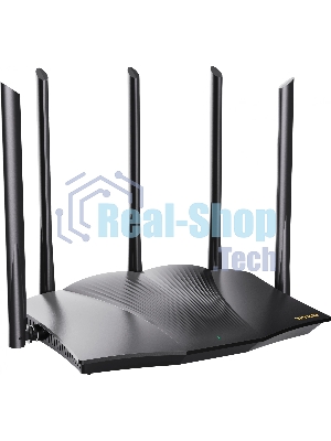 Двухдиапазонный гигабитный Wi-Fi 6 роутер Tenda TX12 Pro AX3000, до 574 Мбит/с на 2,4 ГГц + до 2402 Мбит/с на 5 ГГц