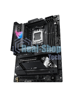 Материнская плата ASUS ROG STRIX X870E-E GAMING WIFI, AM5, AMD X870E, 4xDDR5, 4xSATA, 5xM.2, 1xPCI-E 5.0 x16, 1xPCI-E 4.0 x4, 1xHDMI, 1xUSB-C 3.2 Gen 2, 1xUSB-C 3.2 Gen 2x2, 2xUSB-C 4.0, 1x 5Gb LAN, 9xUSB-A 3.2 Gen 2, 2x3.5 мм, TOSLINK, 1xWi-Fi 7, ATX