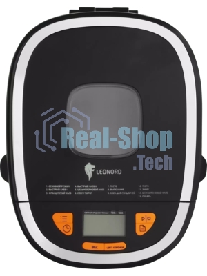Хлебопечка LEONORD LE-1737 чёрный, 550 Вт, 0.9 кг, 13 программ