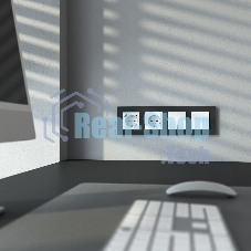 Розетка с заземлением и шторками c крышкой IP44 N (белый матовый)