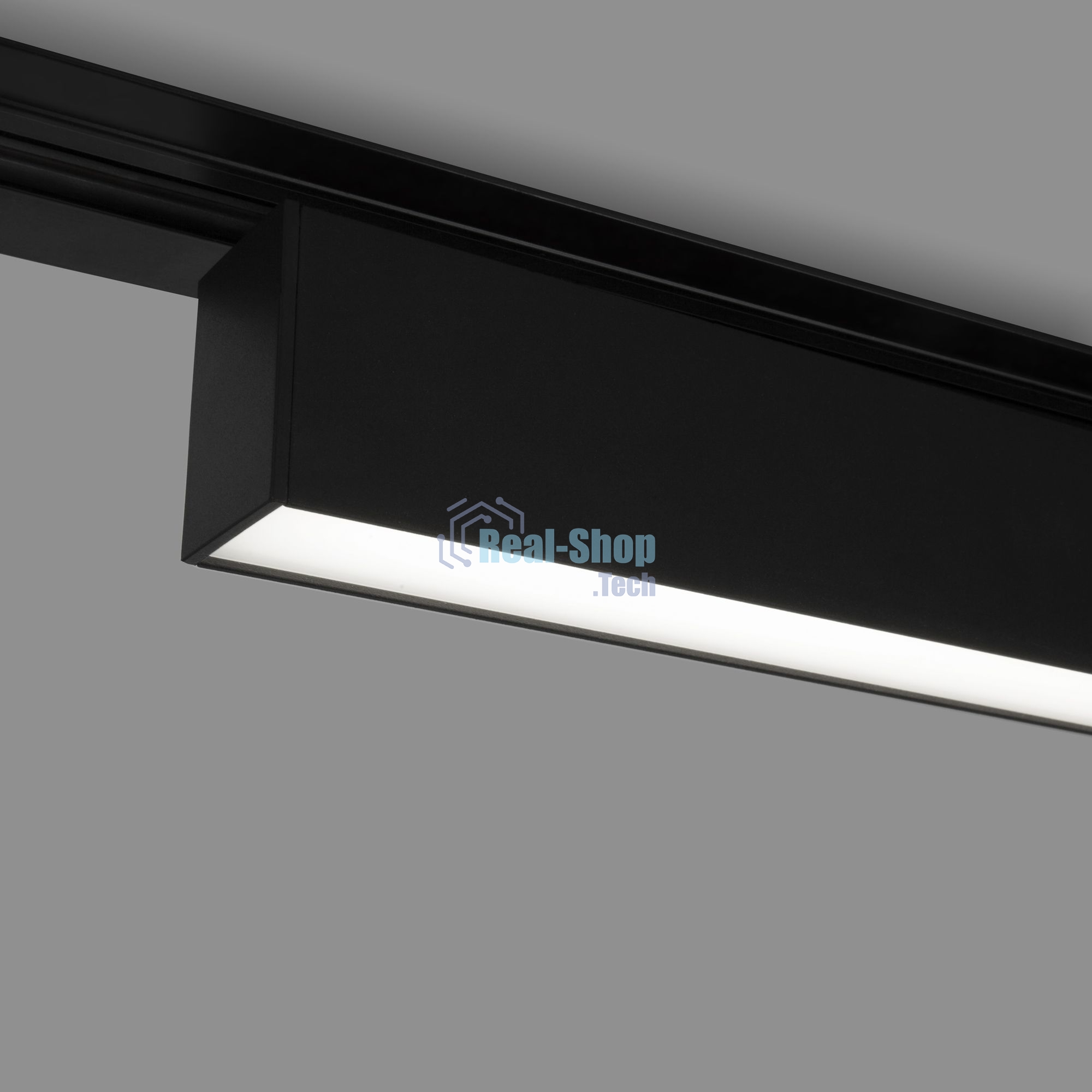 LTB54 / Светильник потолочный светодиодный X-Line черный матовый 20W 4200K