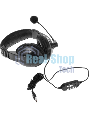 Гарнитура Ritmix RH-540M чёрный, проводная, USB