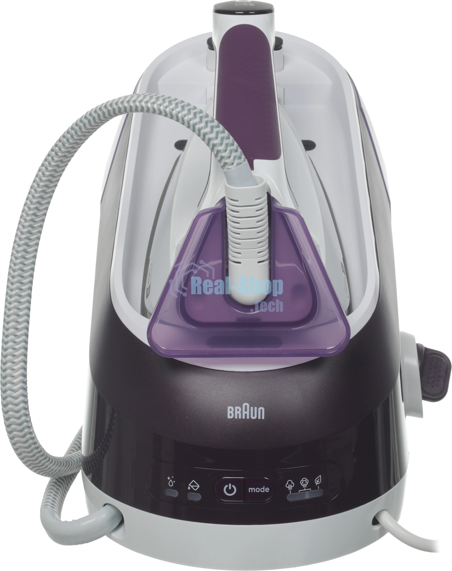 Парогенератор Braun IS5247VI сиреневый/белый, 2400 Вт, 145 г/мин, 500 г/мин, 2000 мл