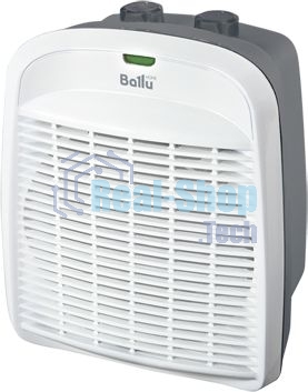 Тепловентилятор Ballu BFH/S-10 серый/белый, 2000 Вт, 25 м2, термостат