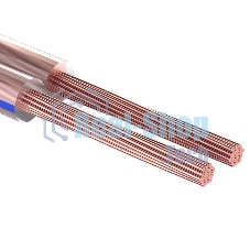 Кабель акустический Rexant 2х1,00 мм², прозрачный BLUELINE, бухта 100 м