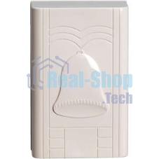 Звонок дверной проводной Гонг электромеханич. гонг серия ударов 220В 80-90дБА свет. беж. Тритон ГН-02С