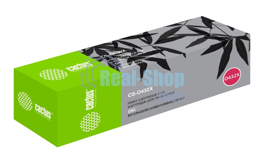 Картридж лазерный Cactus CS-O432X 45807120 черный (7000 стр.) для Oki B432/MB492