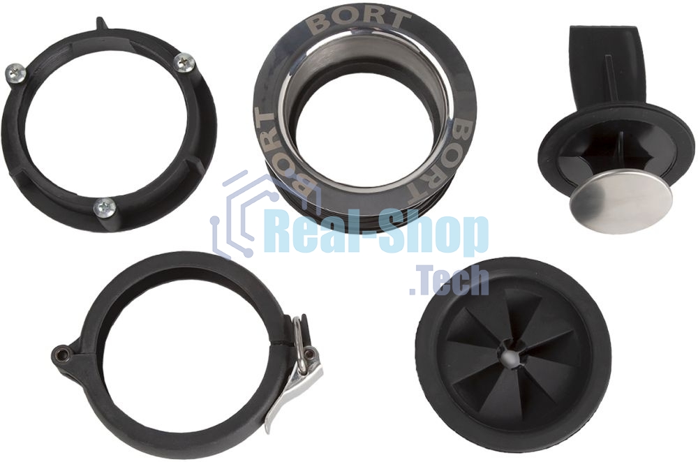 Измельчитель пищевых отходов Bort Alligator, 560 Вт., объем 1 450 мл., пневмовыключатель