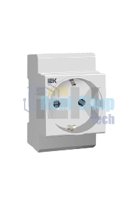 Розетка силовая РАр10-3-ОП с заземл. на DIN-рейку ИЭК MRD10-16