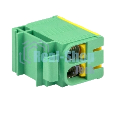 Клемма силовая вводная двойная КСВ 16-50 желто-зеленая EKF PROxima plc-kvs2-16-50-y-green EKF