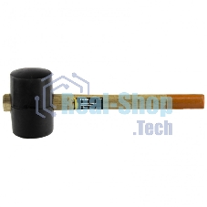 Киянка резиновая Sparta 910 г, черная резина, деревянная рукоятка