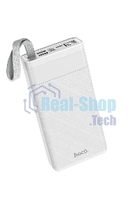 Портативный аккумулятор HOCO J73 Powerful desk lamp power bank, 2.0А (30000mAh), белый