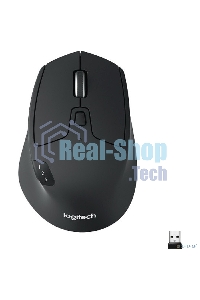 Мышь беспроводная Logitech M720 Triathlon черный, 1000 dpi, радиоканал, Bluetooth, USB, кнопки - 8