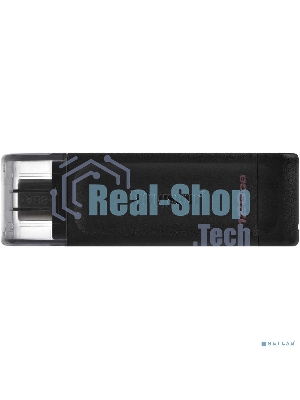 Флешка USB Kingston DataTraveler DT70 (DT70/128Gb), 128Gb, USB Type-C 3.2, R/W 70/45, черный