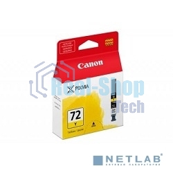 Картридж струйный PGI-72Y (6406B001), для Canon PRO-10, Желтый, 377 стр.