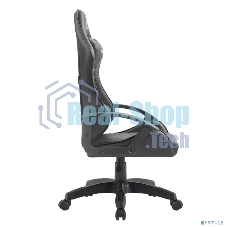 Кресло Defender ORACLE черный, экокожа, 120 кг, механизм качания