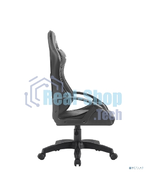 Кресло Defender ORACLE черный, экокожа, 120 кг, механизм качания