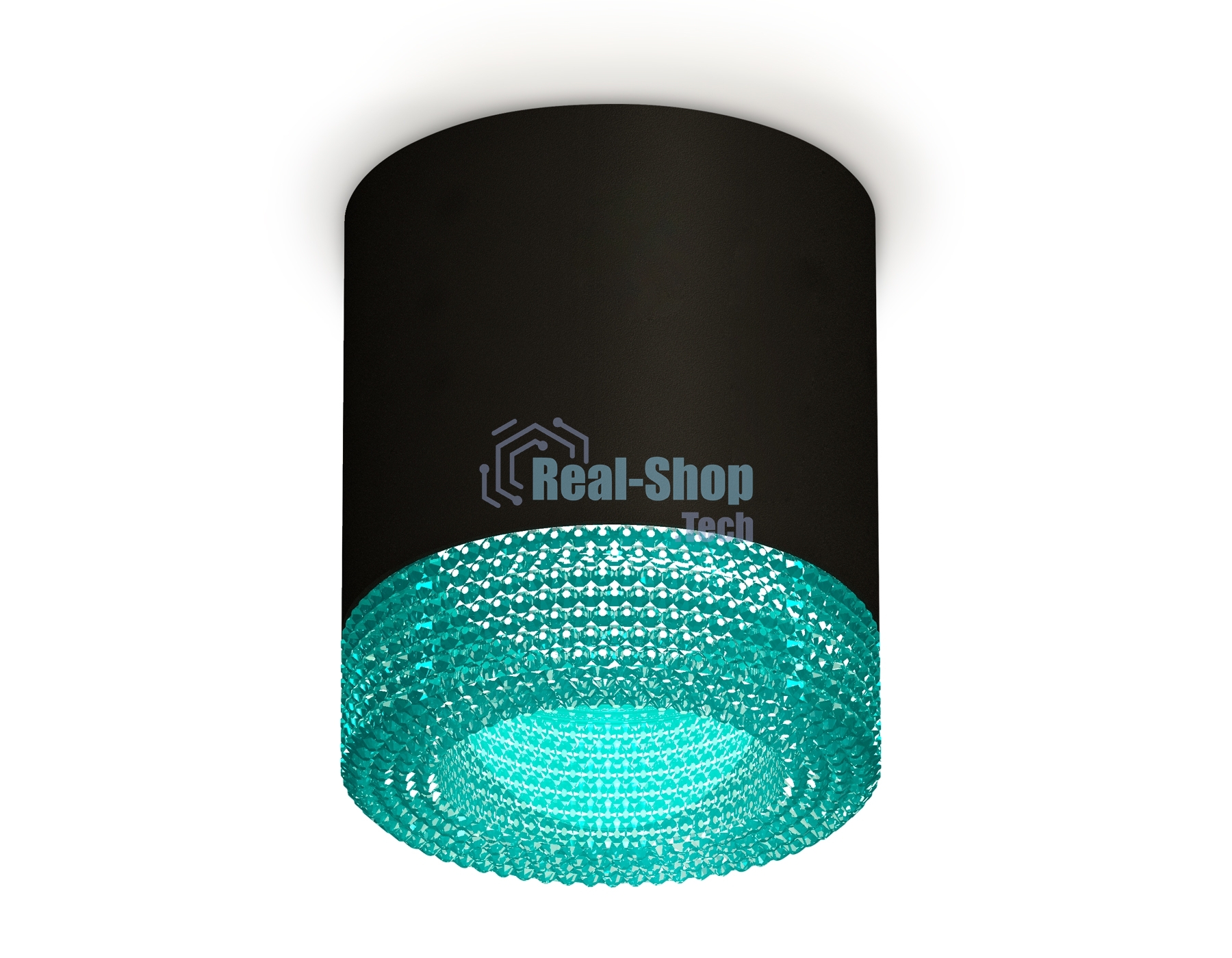 Светильник Ambrella Light XS7402013 SBK/BL черный песок/голубой MR16 GU5.3 (C7402, N7194)