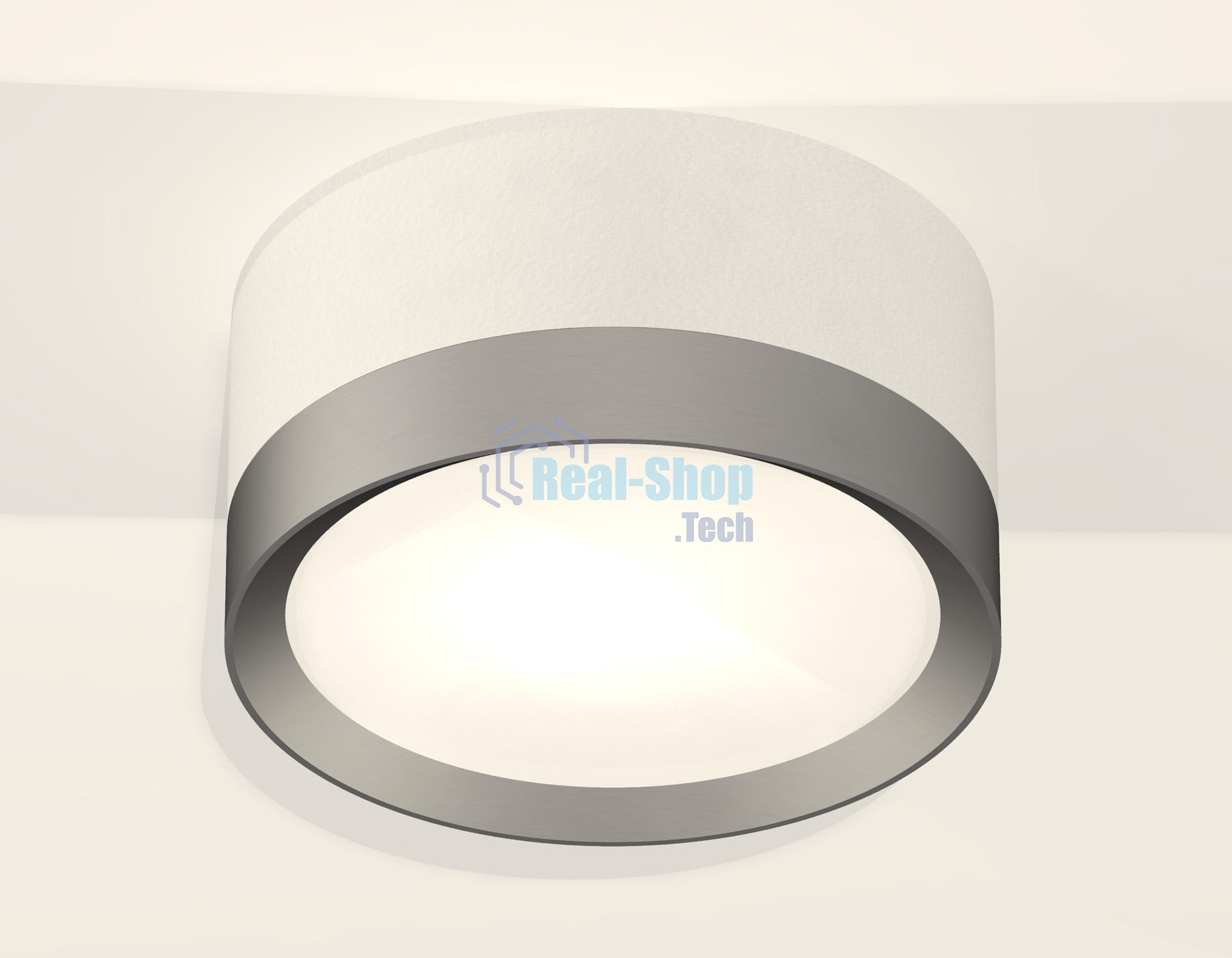 Светильник Ambrella Light XS8101004 SWH/MCH белый песок/хром матовый GX53 (C8101, N8121)