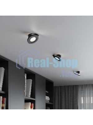 Встраиваемый светодиодный светильник 25084/LED 6W 4000K чёрный
