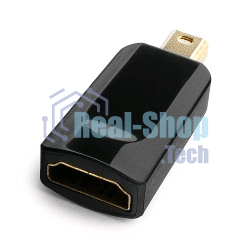 Переходник miniDisplayPort - HDMI, Cablexpert A-mDPM-HDMIF-01, 20M/19F, черный, пакет