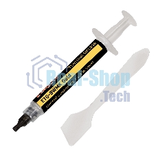 Термопаста ExeGate ETG-9WMK Gold, шприц с лопаткой, 2г