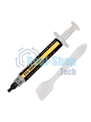 Термопаста ExeGate ETG-9WMK Gold, шприц с лопаткой, 2г