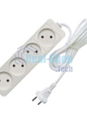 Удлинитель 4х7 м без заземл. 10А IP20 2.2 кВт Союз 481S-1407