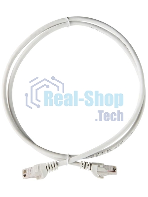 Коммутационный шнур (патч-корд) ITK PC01-C5EUL-05M, кат.5Е UTP, LSZH, 0,5м, серый