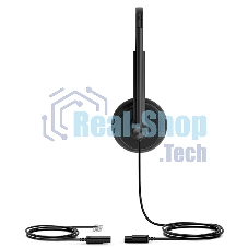 Гарнитура проводная YEALINK YHS34 Lite Dual Дуо, Проводная, HD звук, QD, RJ9, шт